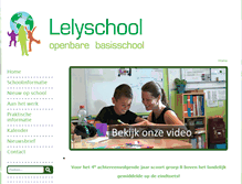 Tablet Screenshot of lelyschool.nl